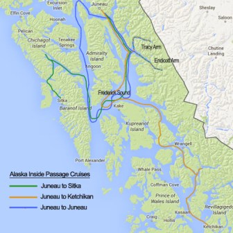 Inside Passage Map